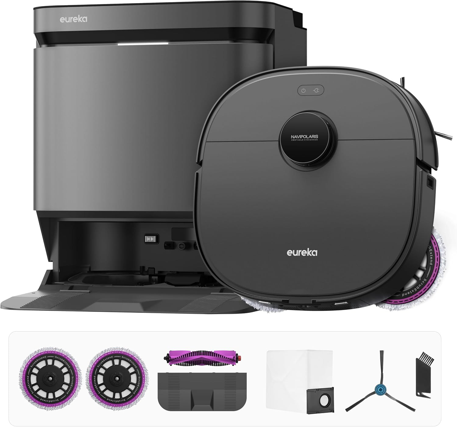 J15 Pro Ultra Robot Vacuum & Mop with Self-Emptying Base & AI Obstacle Avoidance gallery