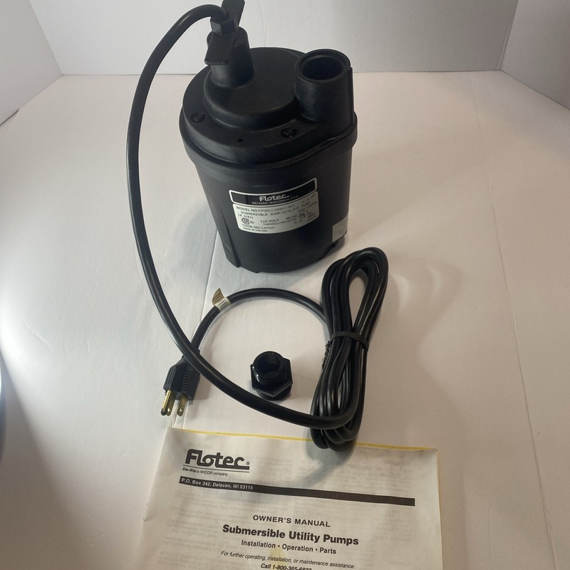 Flotec Tempest Submersible Utility Pump FP0S1300X 24.5 GPM 1/6 HP (3/16") New gallery