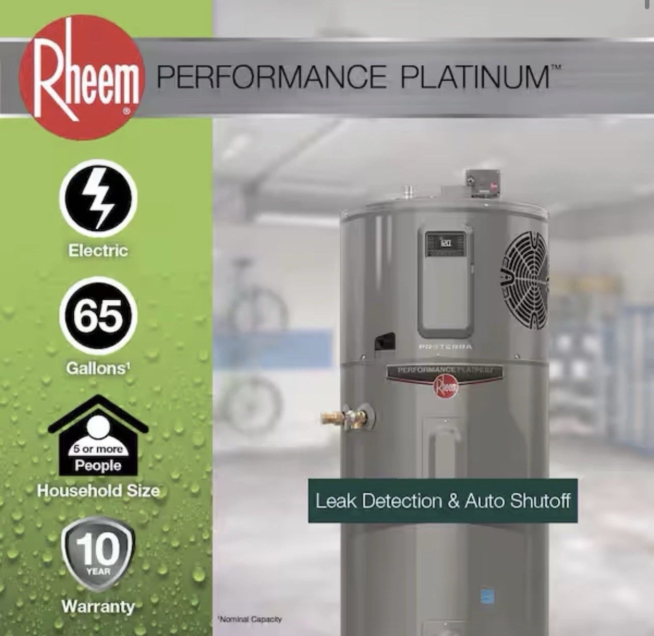 ProTerra 65gal Smart High Efficiency Hybrid Pump Water Heater XE65T10HS45U1 READ gallery