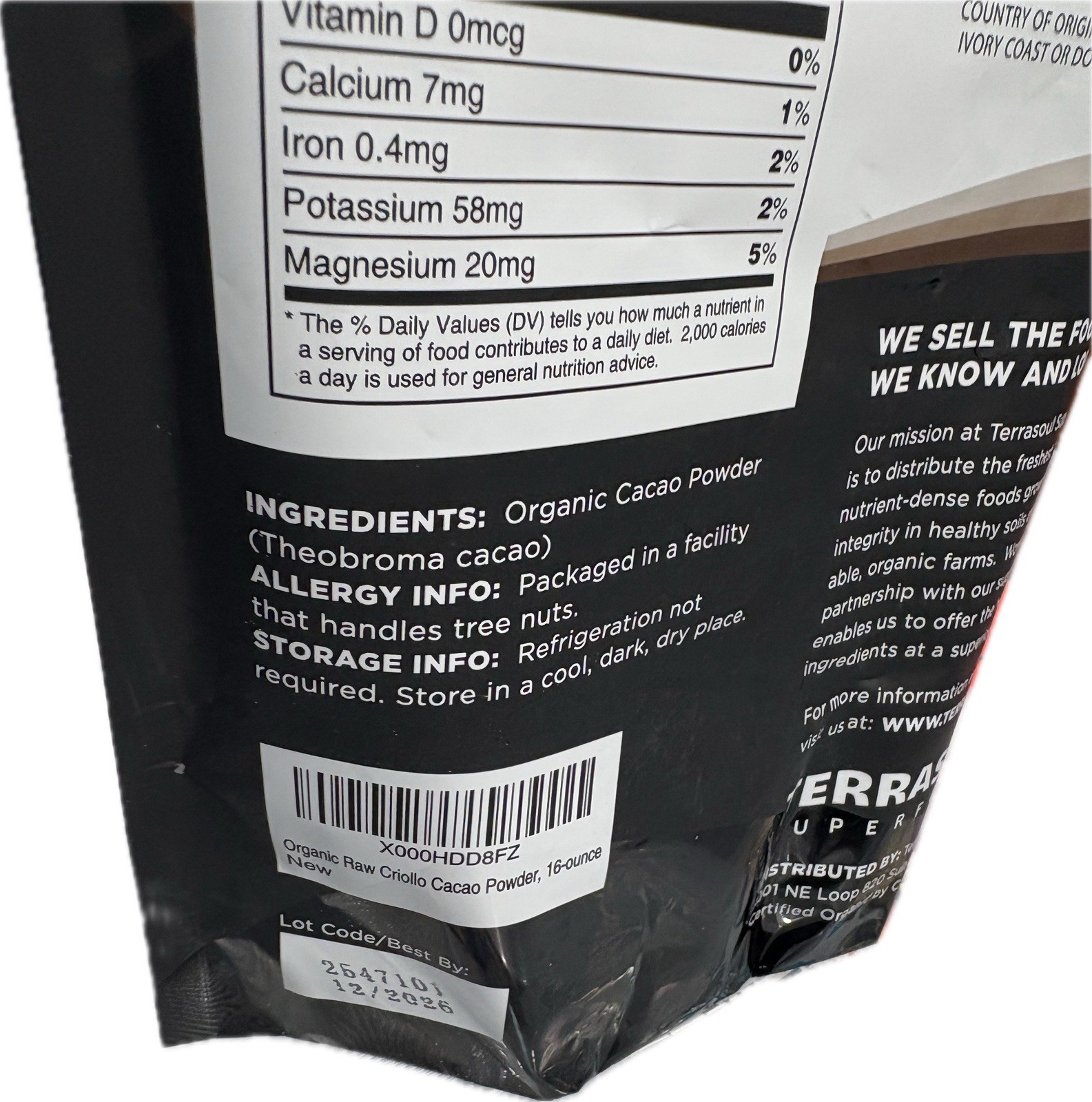 Cacao Ground 16 oz 100% Pure gallery