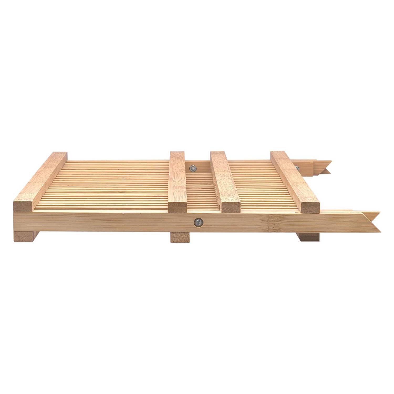 Helen’s Asian Kitchen Natural Bamboo Dish Drying Rack Foldable gallery