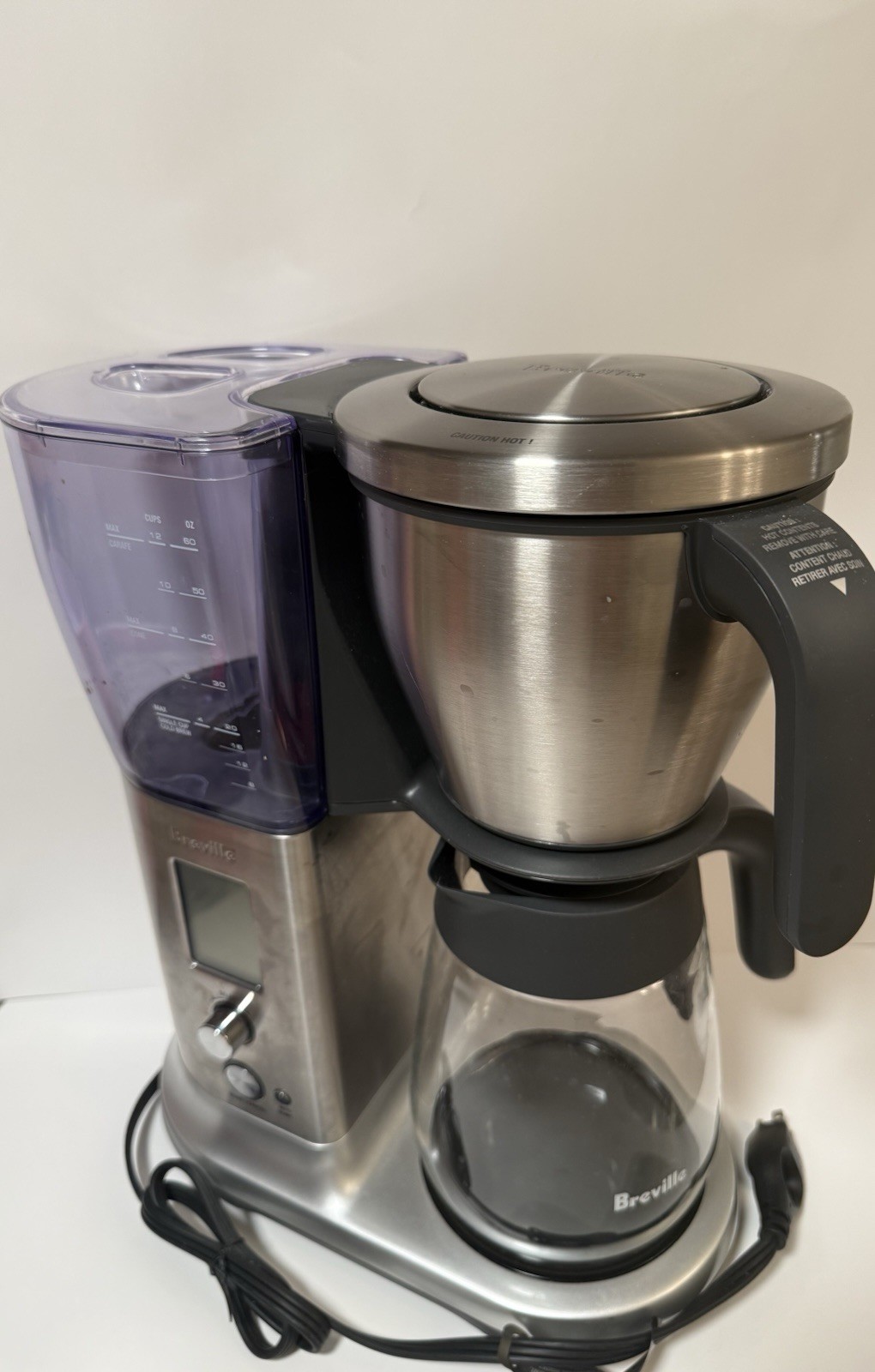 Breville Grind Control Filter Coffee Machine w/ Built-In Grinder, Glass Carafe gallery