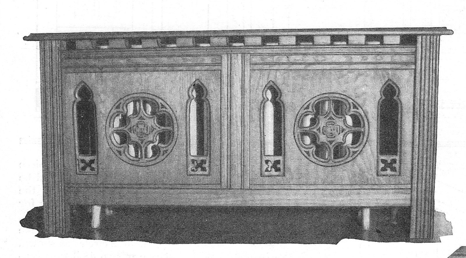 Radiator Cover Gothic Style * 1935 How-To Build PLANS Original gallery