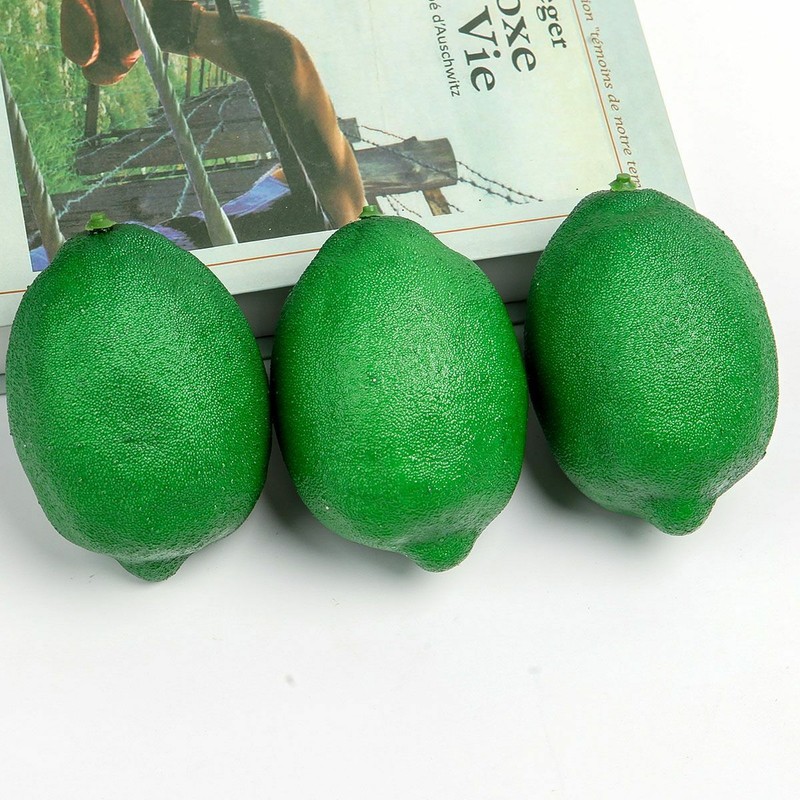 Fake artificial lemons lemon decor kitchen faux fake fruit lemons decoration US gallery