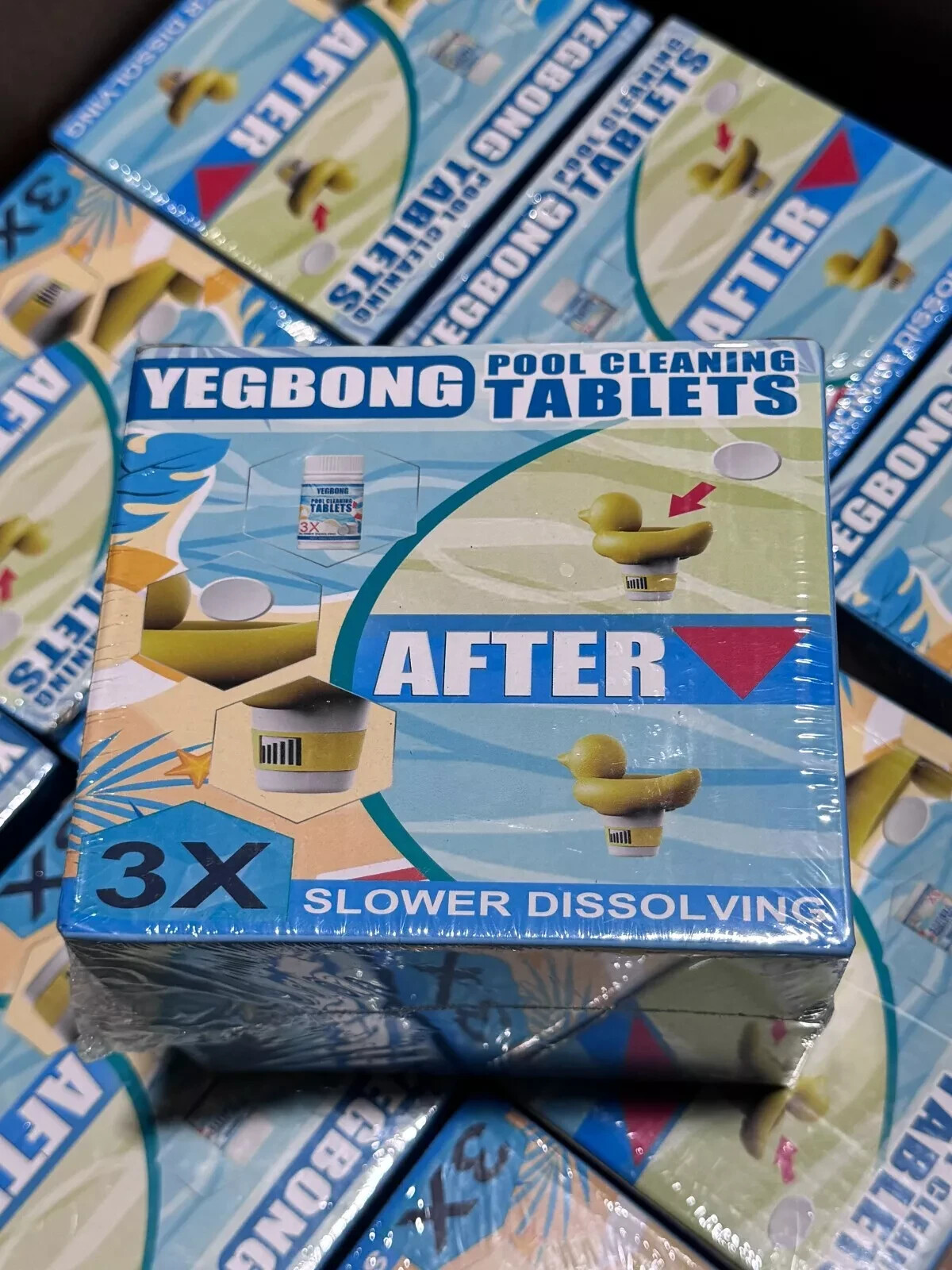 Yegbong pool cleaning tablet - 100pcs gallery
