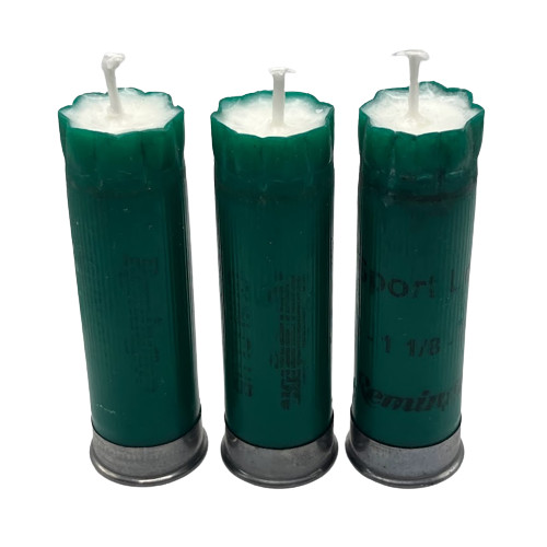 Shotgun Shell Candles Multiple Colors - 3PK, 12 Gauge, Shooting, Hunting gallery