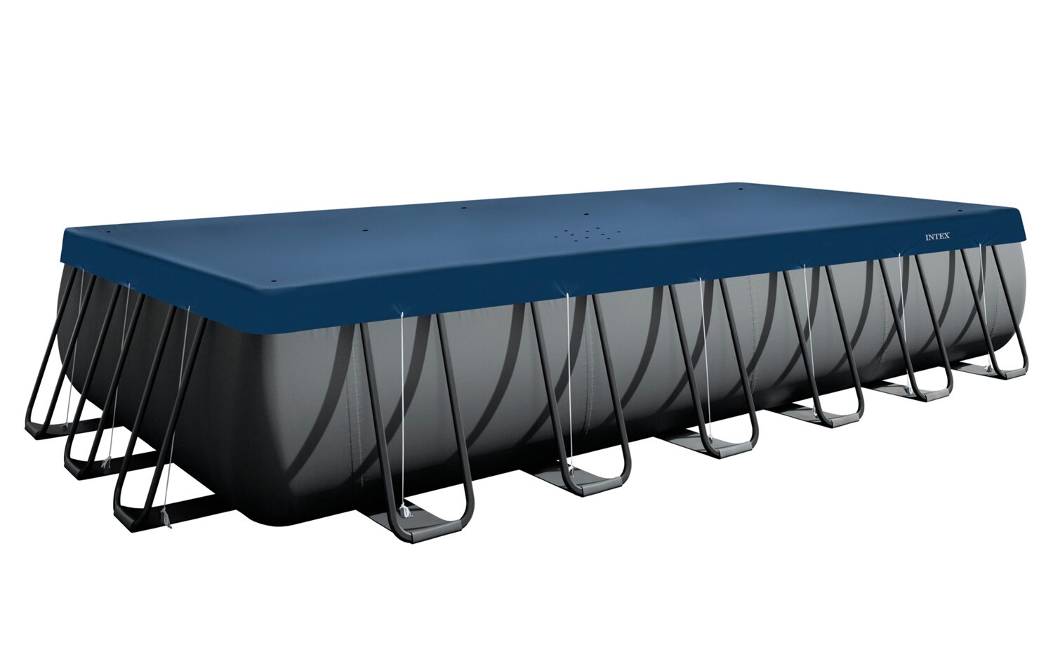 Intex 24FT X 12FT Rectangular AllSeason Deluxe Pool Cover for Above Ground Pools gallery