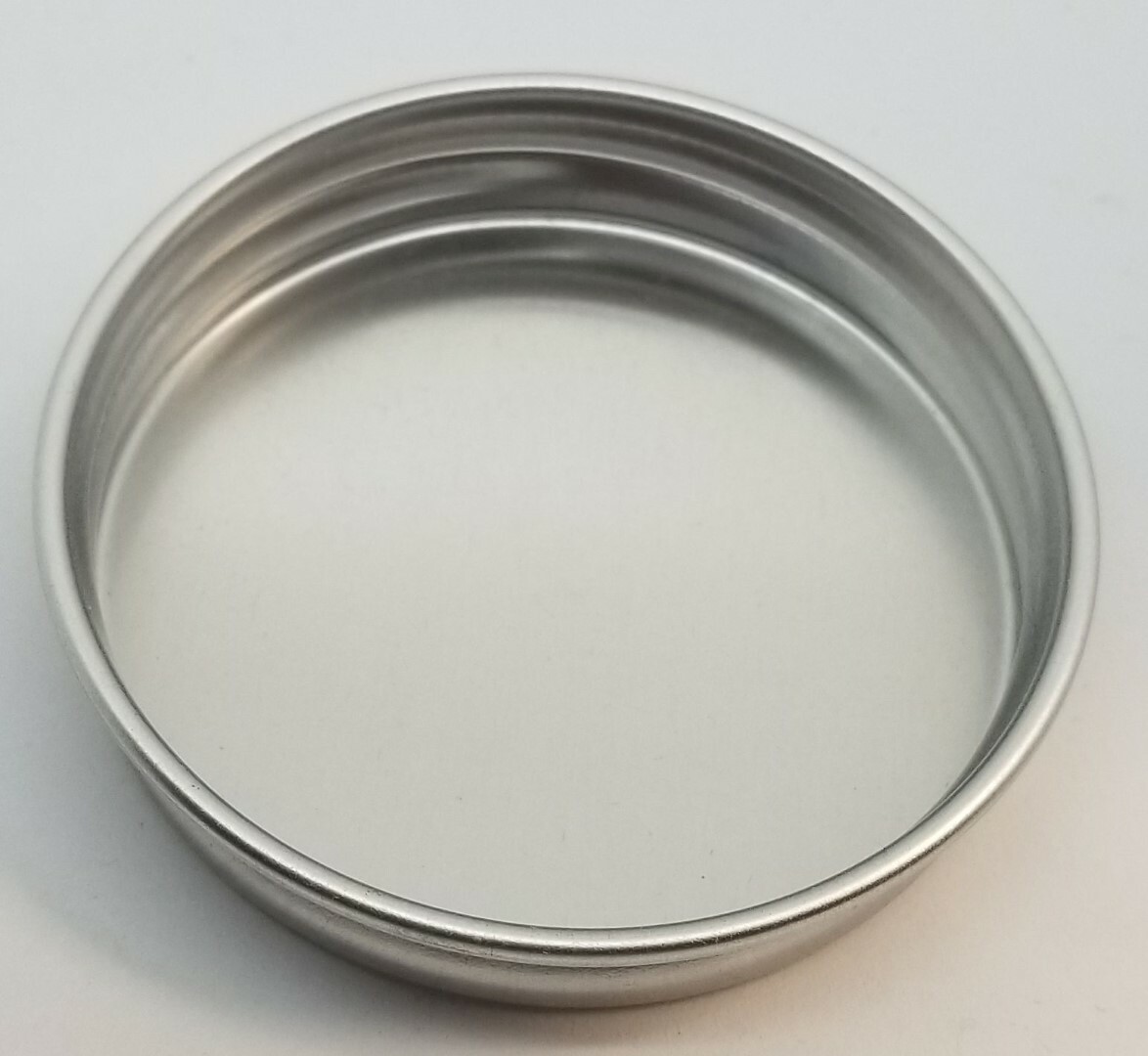 2-1/2 (5/8) inch Aluminum Jar Lid Threaded shaker antique hoosier sugar tea old gallery