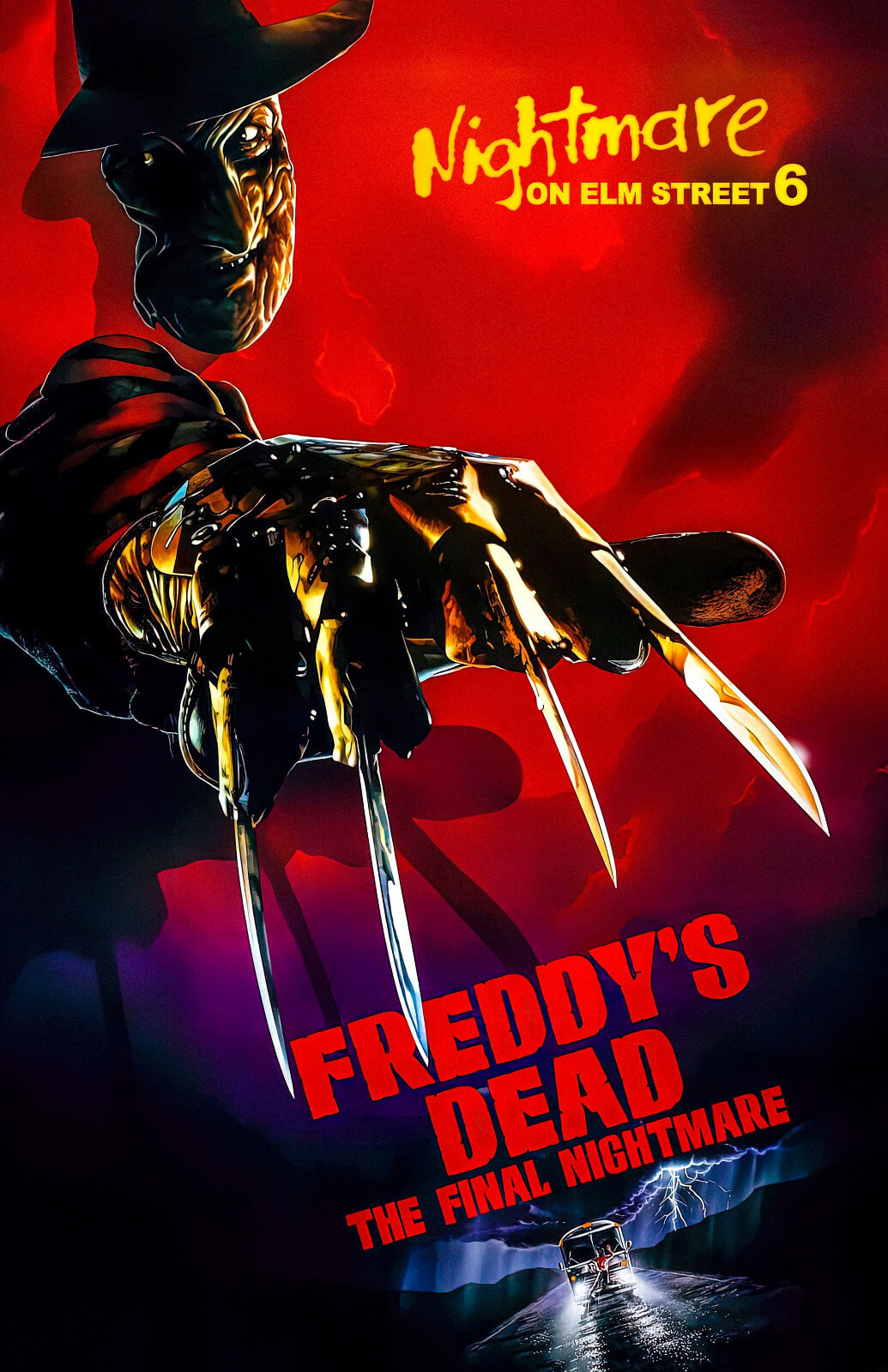 AA1487 Freddys Dead The Final Nightmare Film 1991 Movie Poster 11x17 gallery