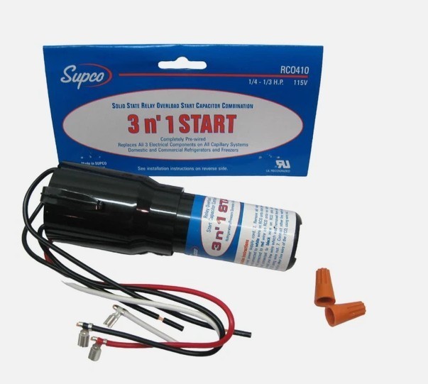 Supco Refrigerator Relay Overload Start Capacitor URCO410 Universal 3 'N 1 gallery