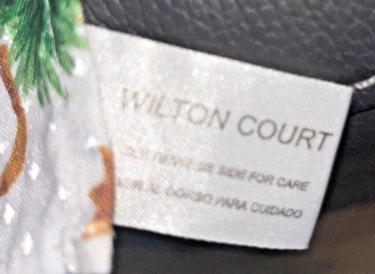 Vtg Wilton Court Tablecloth Retangle 58x78" Christmas Garland Ornaments gallery