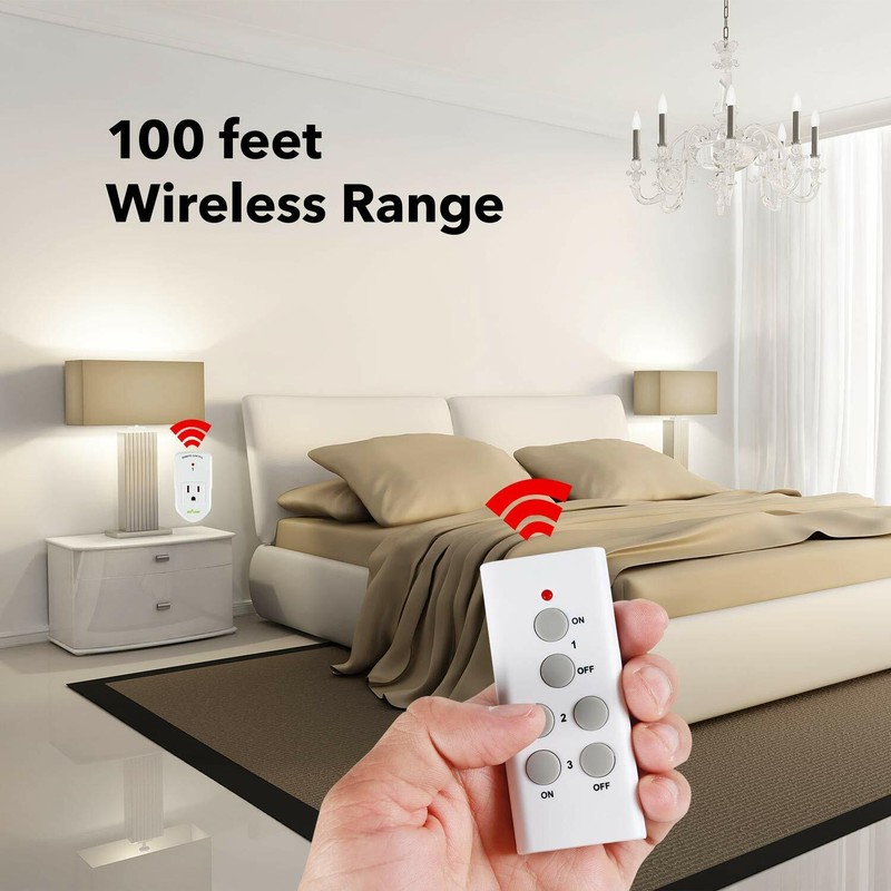BN-LINK Long Range Wireless Remote Control Socket Electrical Outlet Switch Set gallery