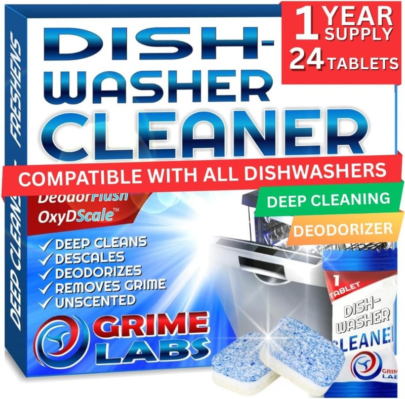 Washing Machine & Dishwasher Cleaner Tablets Bundle – 12-Month Supply | Deep ... gallery