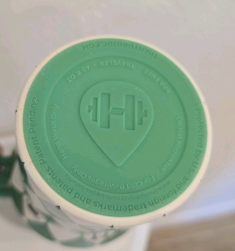 Hydro Jug 40oz Tee Time Green Checkered Golf Theme Tumbler No straw gallery
