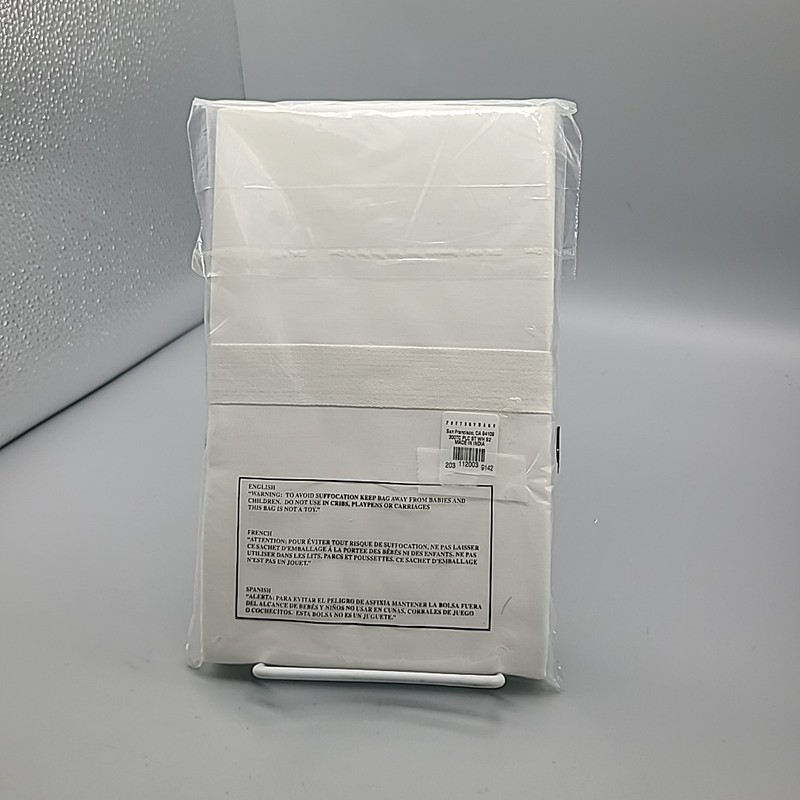 NEW Pottery Barn PB Essential Standard Pillowcases Set/2, 300 TC White New gallery