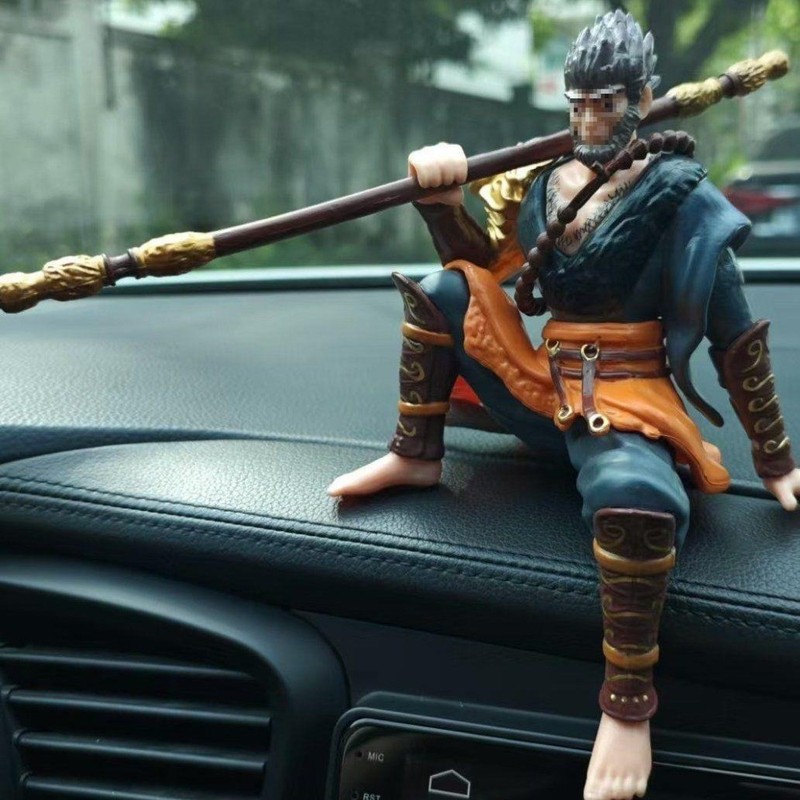 Unique Monkey King Statue Accessory Suitable for Car Dashboard & Desktop Décor gallery