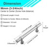 Modket 5 Pack Round Bar Cabinet Handle 304 Stainless Steel 6 Overall Length gallery