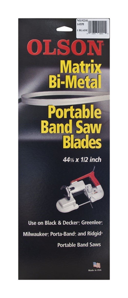 Olson 92241 Bi-Metal Band Regular Tooth Saw Blade 44-7/8 x 1/2 in. gallery