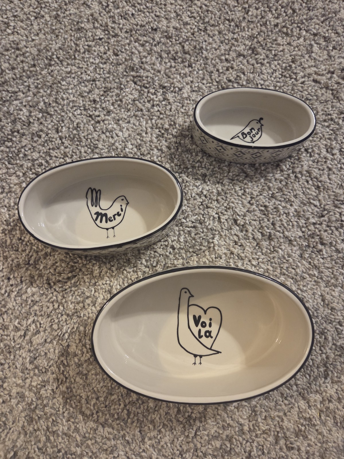 Farmhouse Style Dishes Cute Design Creative Co-op Set Of 3 gallery
