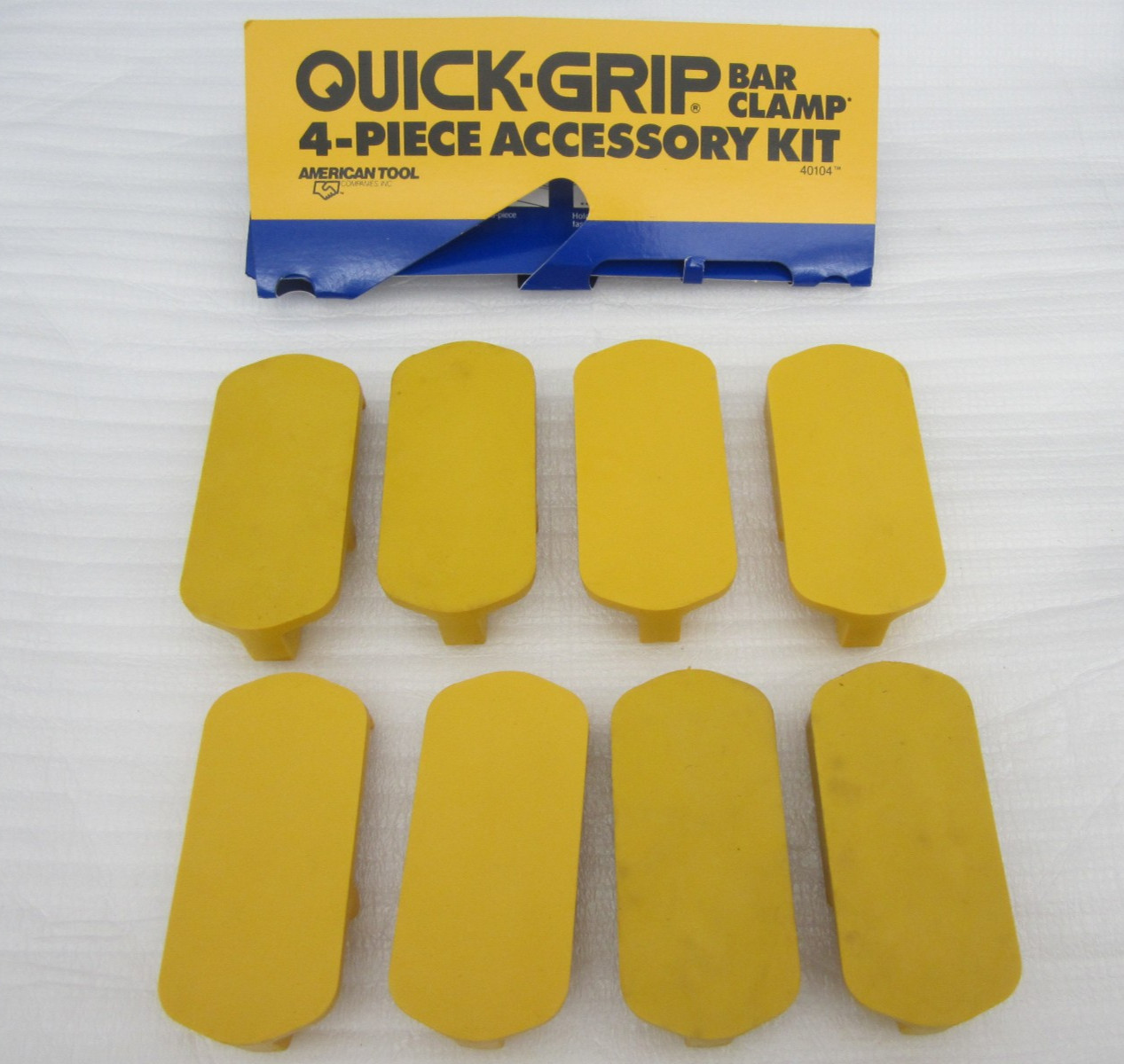 8x NOS Vintage American Tool Quick Grip Full Face Replacement Pads Made in USA gallery