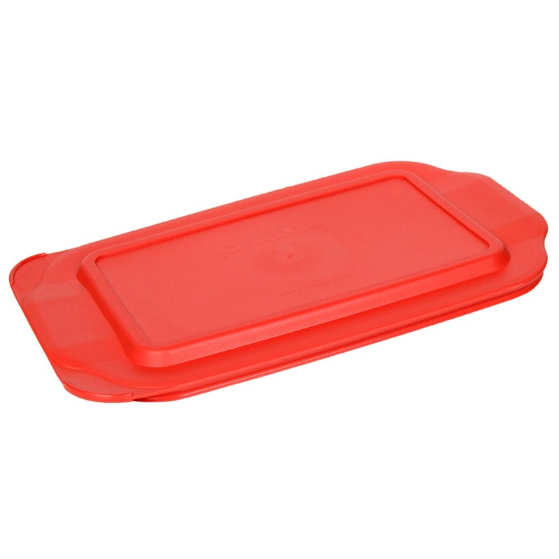 Pyrex 232-PC Red Rectangle Plastic Food Storage Replacement Lid Cover gallery