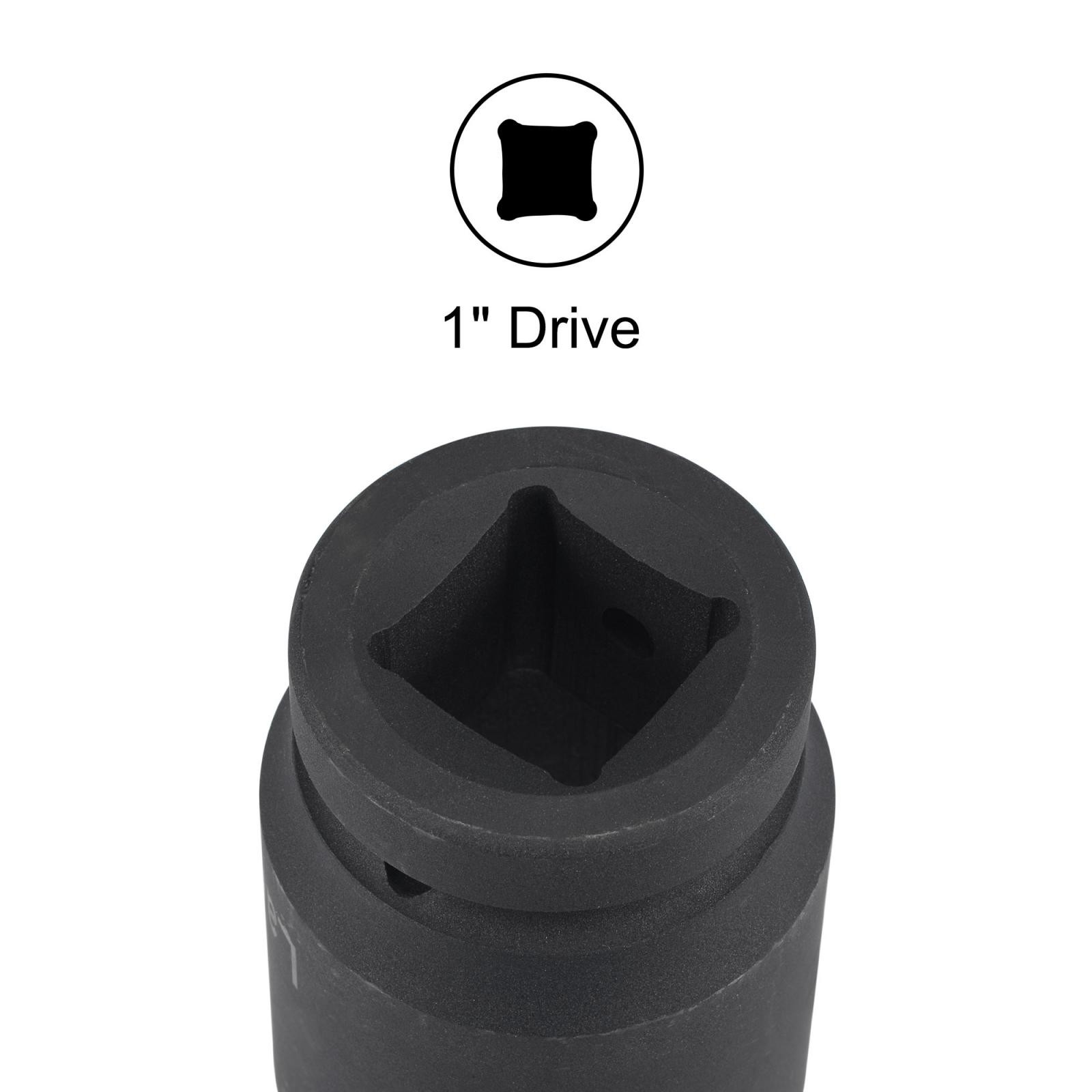 1" Drive by 38mm 6-Point Impact Socket CR-MO 80mm Length Standard Metric Sizes gallery