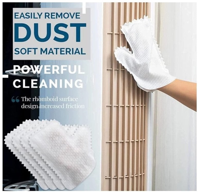 10pcs/pack Disposable Non-woven Cleaning Gloves Electrostatic Dust Removal gallery