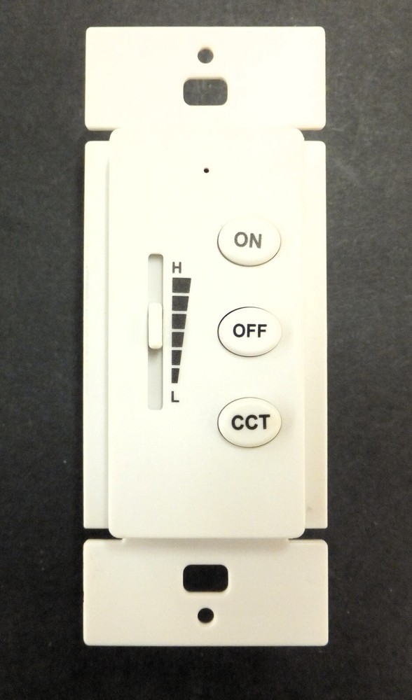 GENERIC BRAND ON-OFF-CCT WALL SWITCH WITH SLIDE ADJUSTMENT, WHITE (1 LOT OF 10)