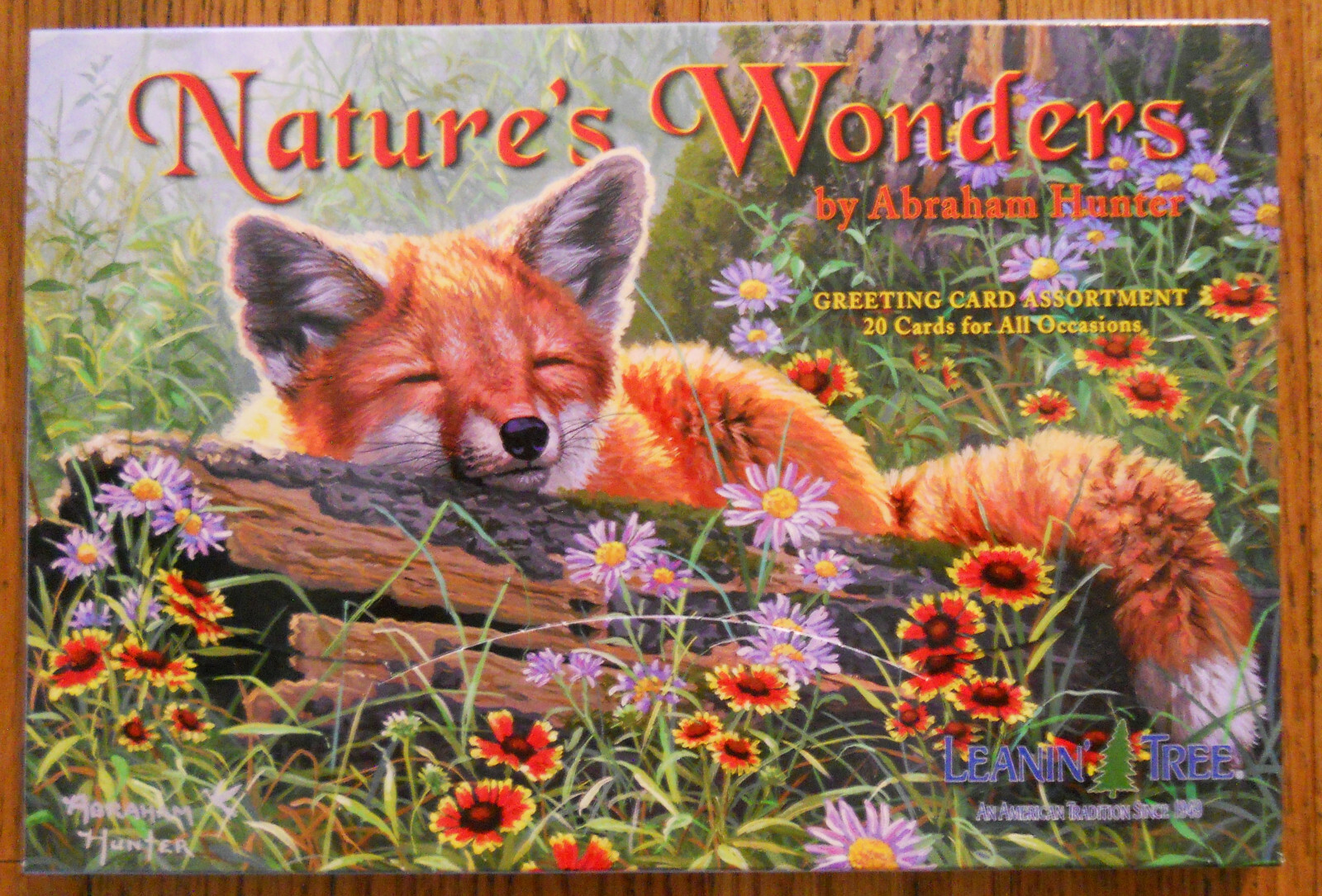 20 Full Color Leanin Tree Greeting Cards, NATURE'S WONDER, LOTS OF CUTE ANIMALS gallery