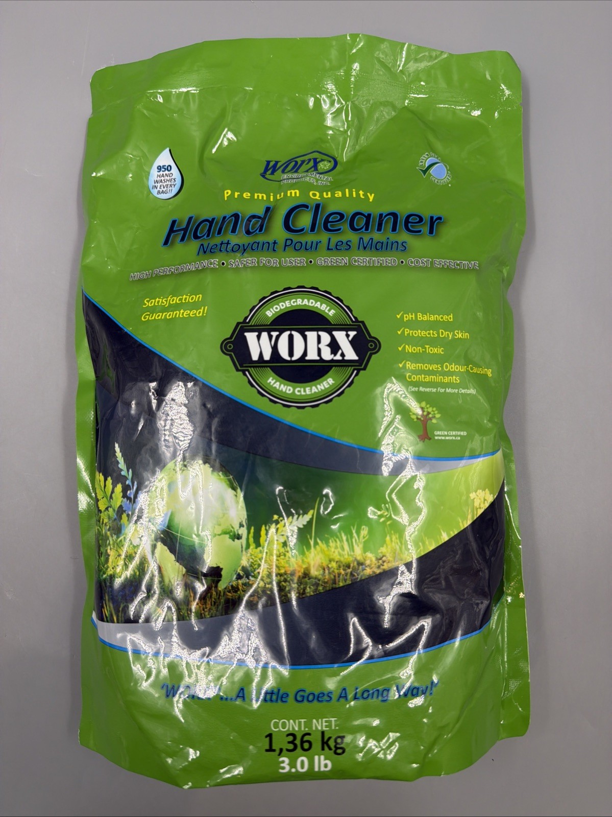 WORX Biodegradable Hand Cleaner 3 lb Stand-Up Pouch gallery