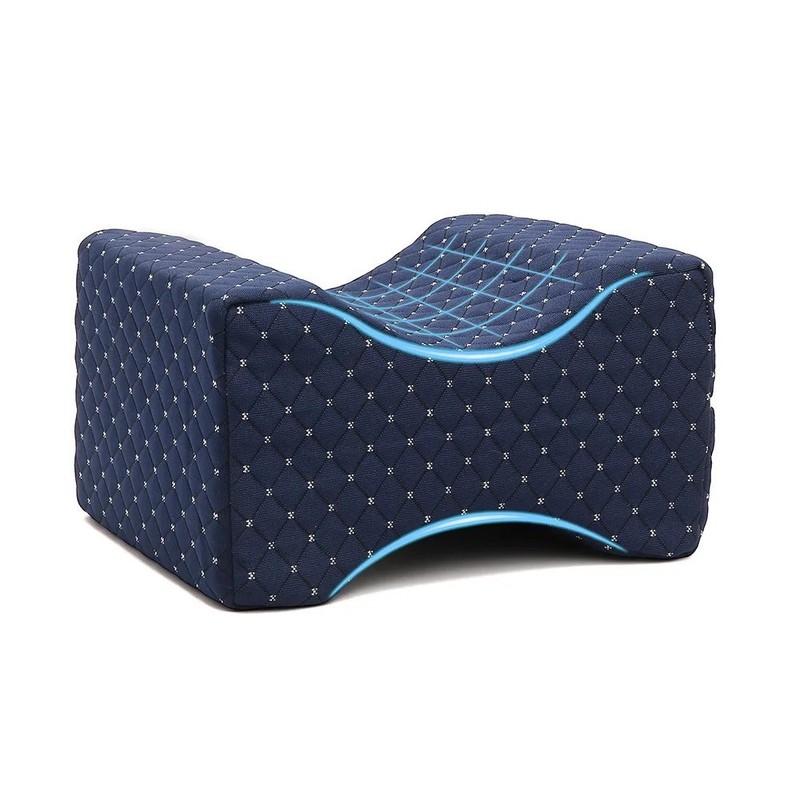 Memory Foam Knee Pillow for Side Sleepers Hip Knee Pain Relief with Strap gallery