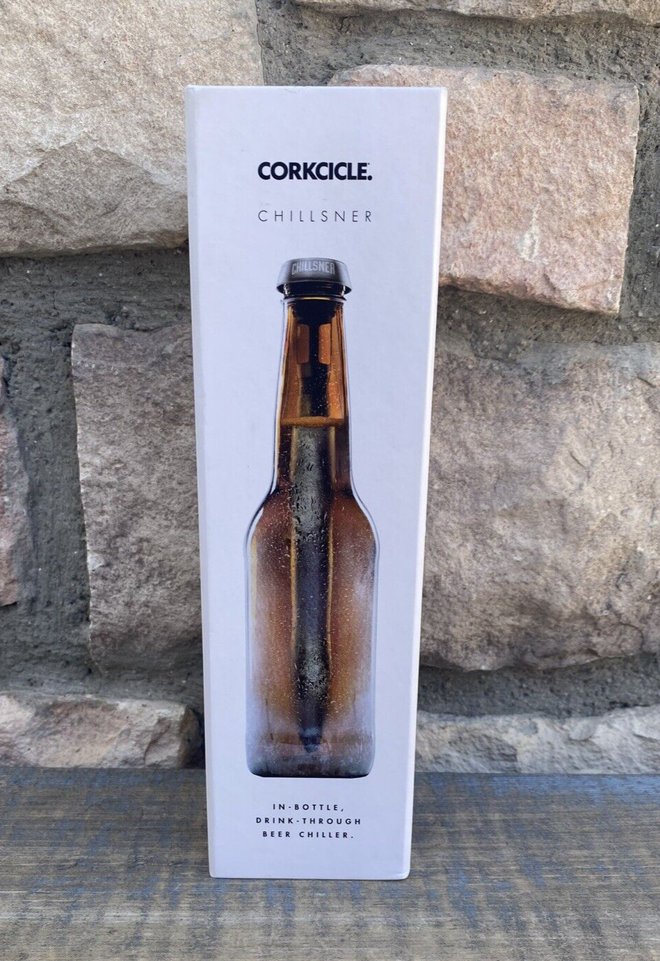 Corkcicle - Chillsner In Bottle Drink Through Beer Chiller cold cooling sleeve gallery