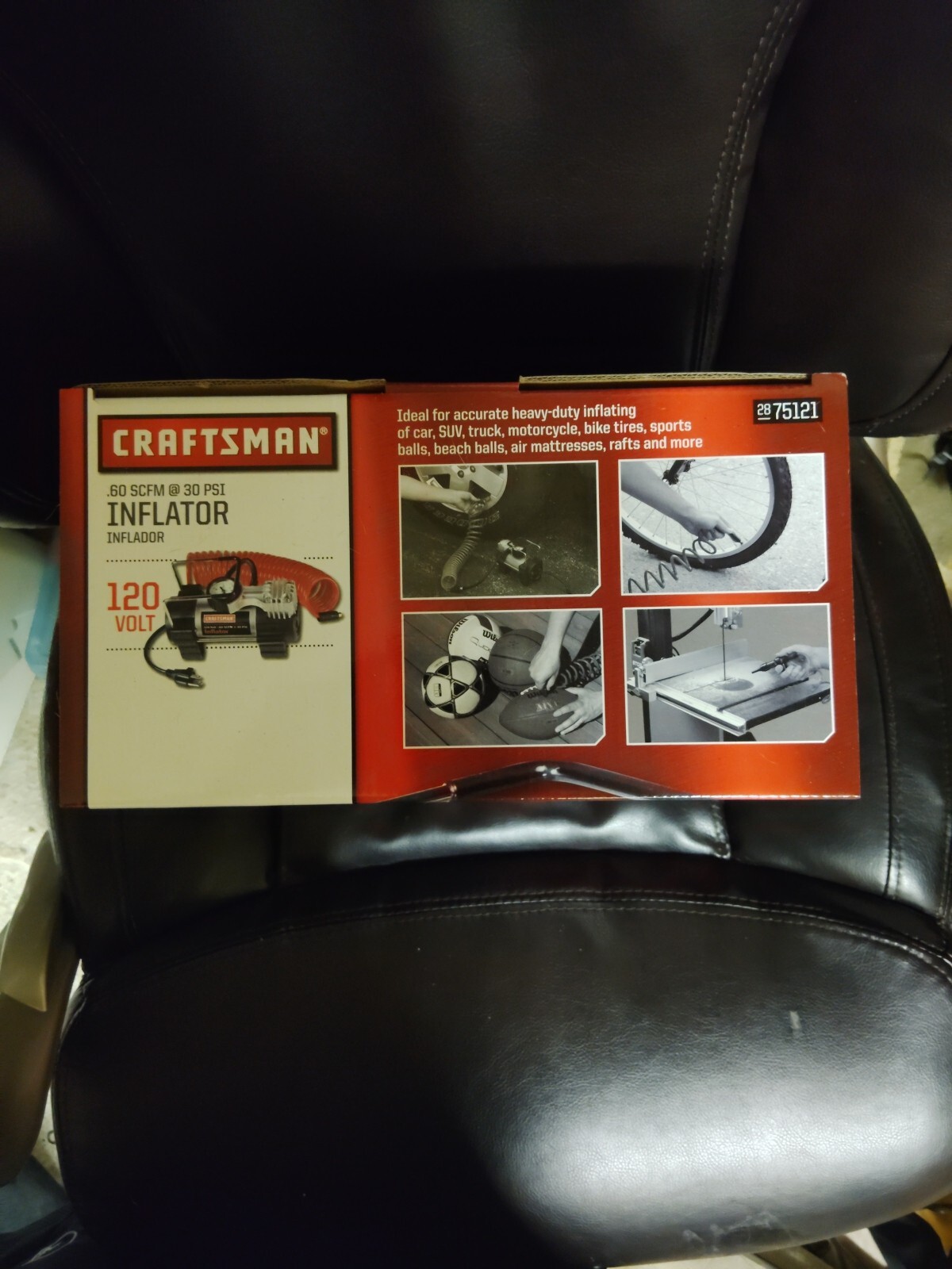 Craftsman 120V Inflator (Model # 75121), New Unopened gallery