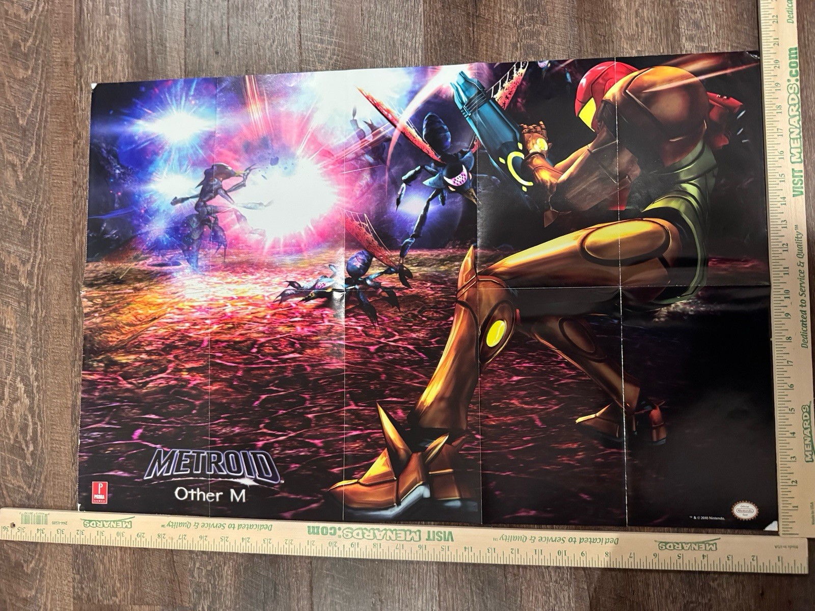 Nintendo Power Metroid Other M (2010) Video Game Pull-Out Poster gallery