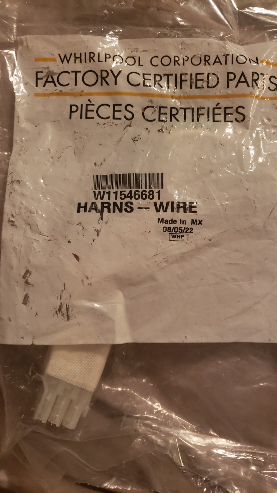Brand NEW Whirlpool Refrigeration Appliance Wire Harness W11546681 gallery
