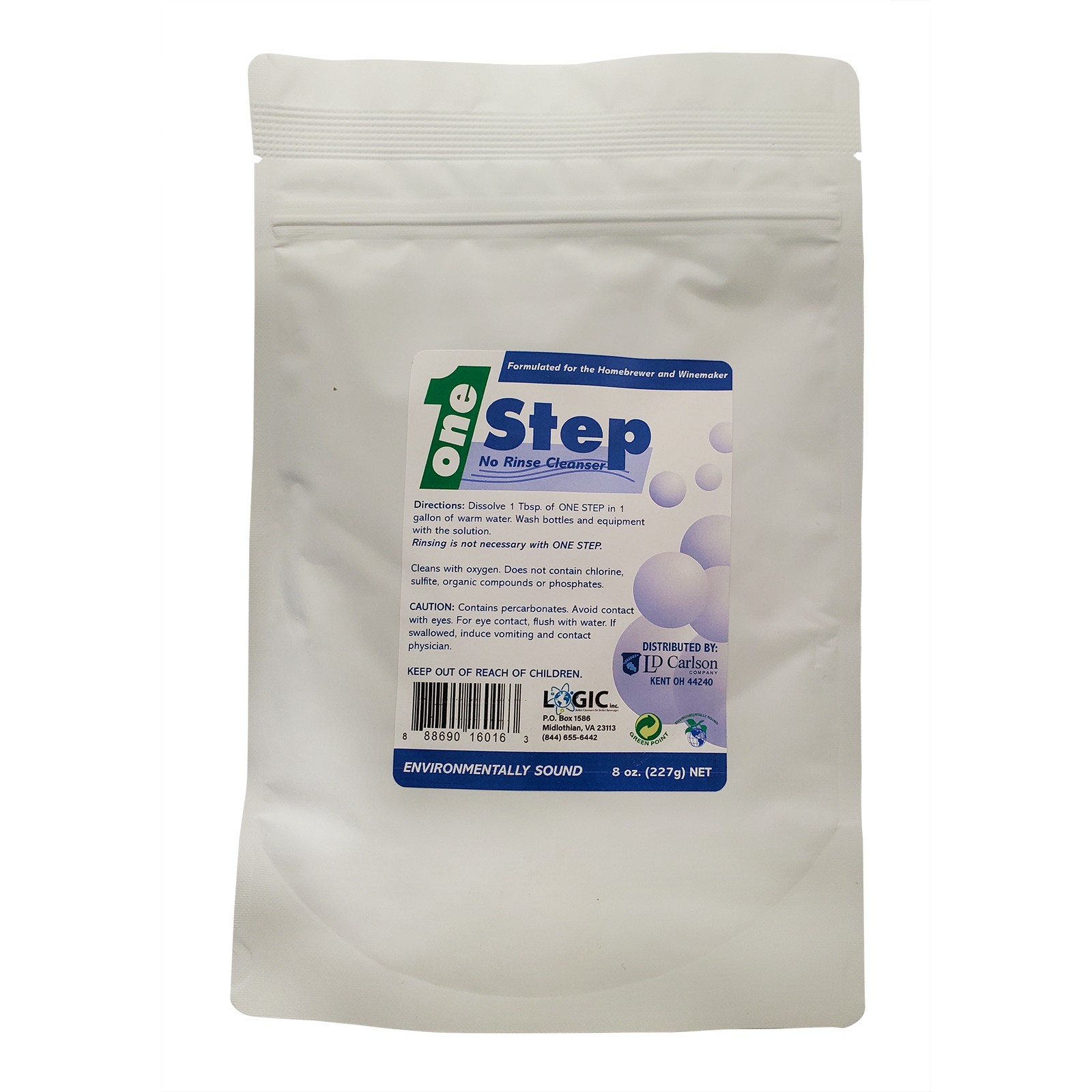 One Step 8 oz - No Rinse Cleaner For Homebrewing Beer and Wine Making gallery