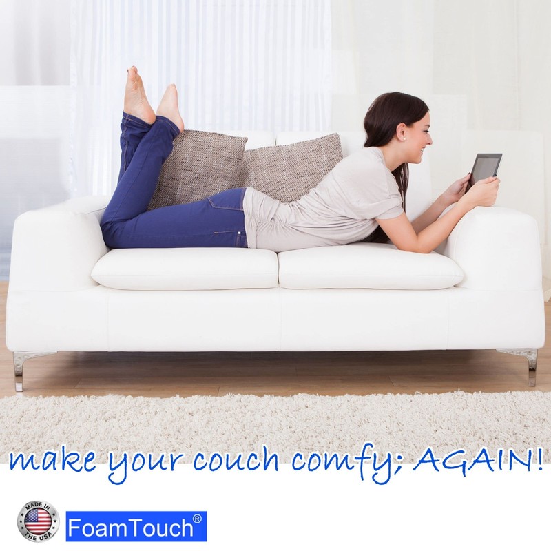 FoamTouch High Density 2" Height x 22" Width x 22" Length Upholstery Foam gallery