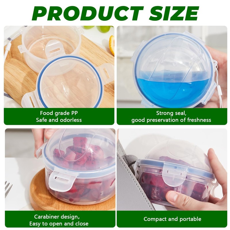 4 Pack Onion Storage Containers, Portable Fruit and Vegetable Savers Storage ... gallery