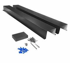 Metal Line Set Cover Kit for Mini Split and Central Air Conditioner & Heat Pump