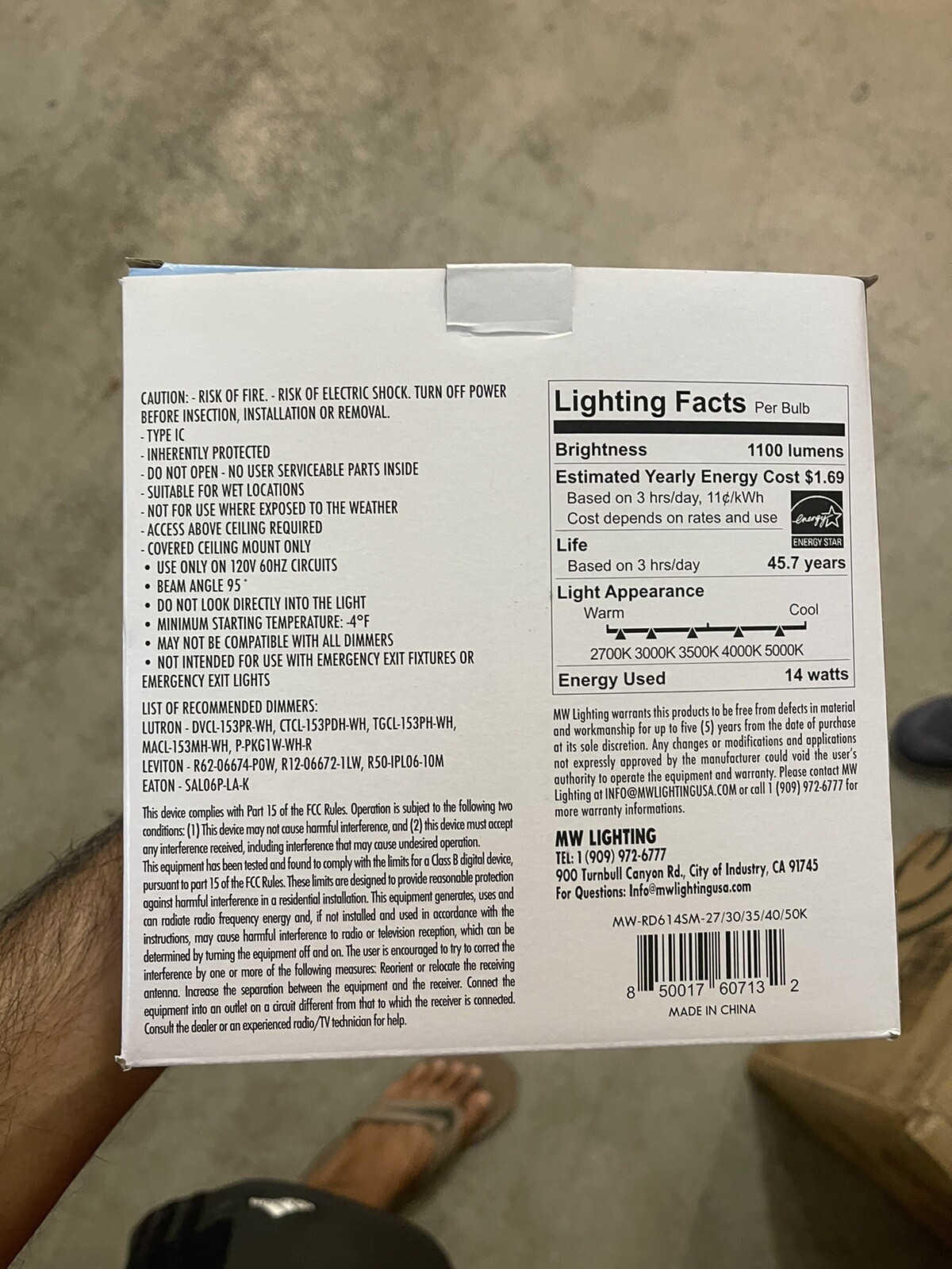 6” 5 Selectable Color Temp LED Downlight Retrofit With Smooth Trim 5/6, 18 Pack gallery