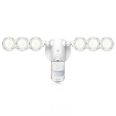 6000 lm Outdoor Patio Motion Sensor LED Security Light Infared 45W Spot Light