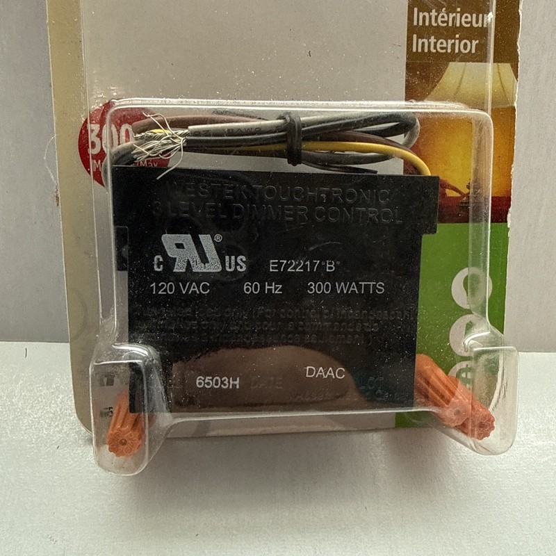 Westek 6503HBLC Universal Replacement 3 Level Touch Dimmer Kit, 120VAC 60Hz 300W gallery