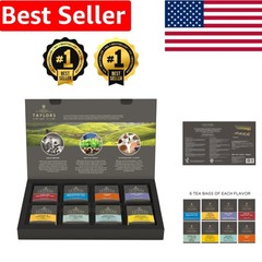 Luxury Assorted Tea Box – 48 Count – Perfect Gift with Eco-Friendly Selection