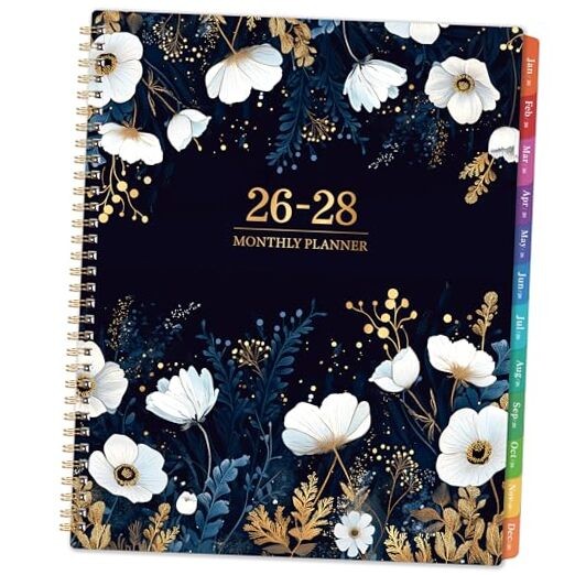 /Calendar - January 2026 - December 2028, 3 9” × 11” 2026-2028 Monthly Planner gallery