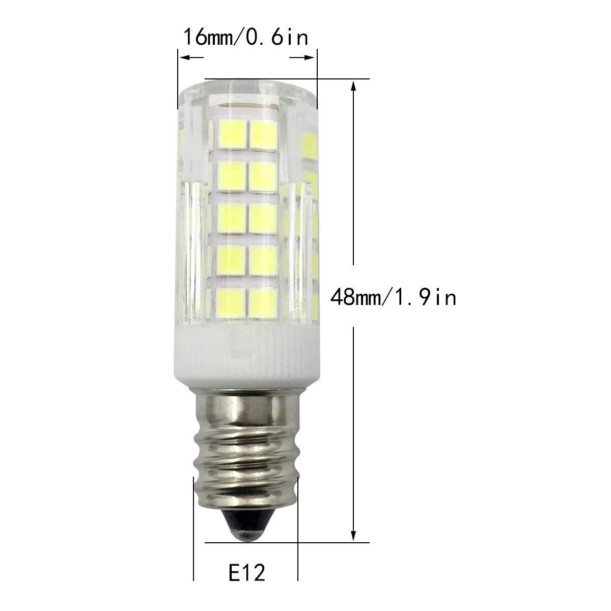 5pcs E12 C7 LED bulb 5W 110V Ceiling Fan Light Ceramics Lamp Garden light White gallery