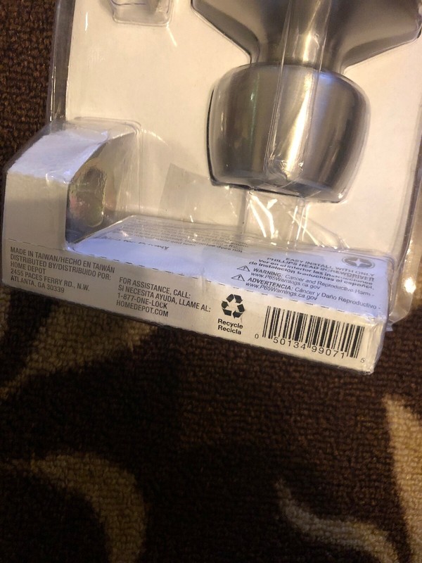 Defiant Brandywine Collection Stainless Steel Finish Door Knob Set 332 208 gallery