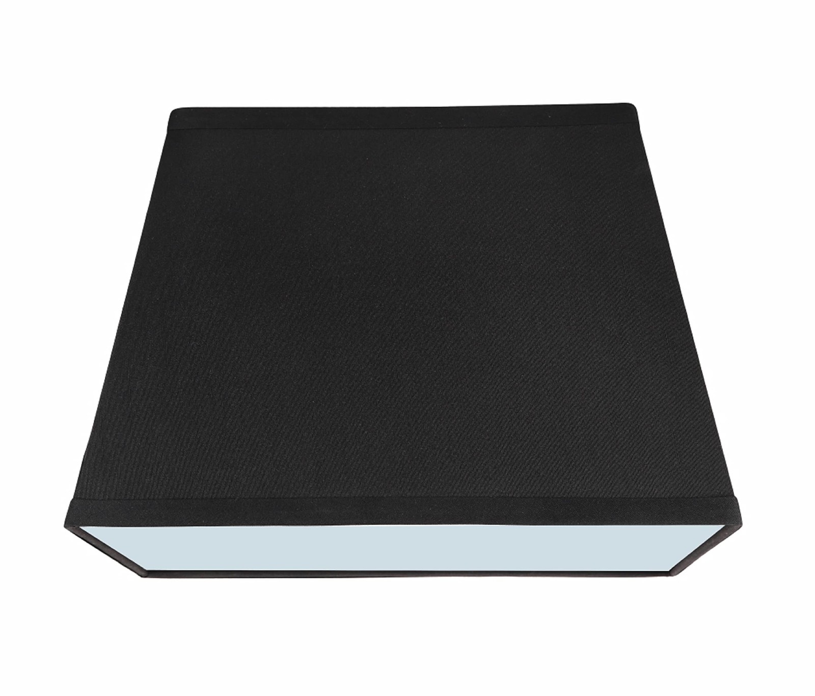 36121 Transitional Rectangle Hardback Shape Spider Construction Lamp Shade In Bl gallery