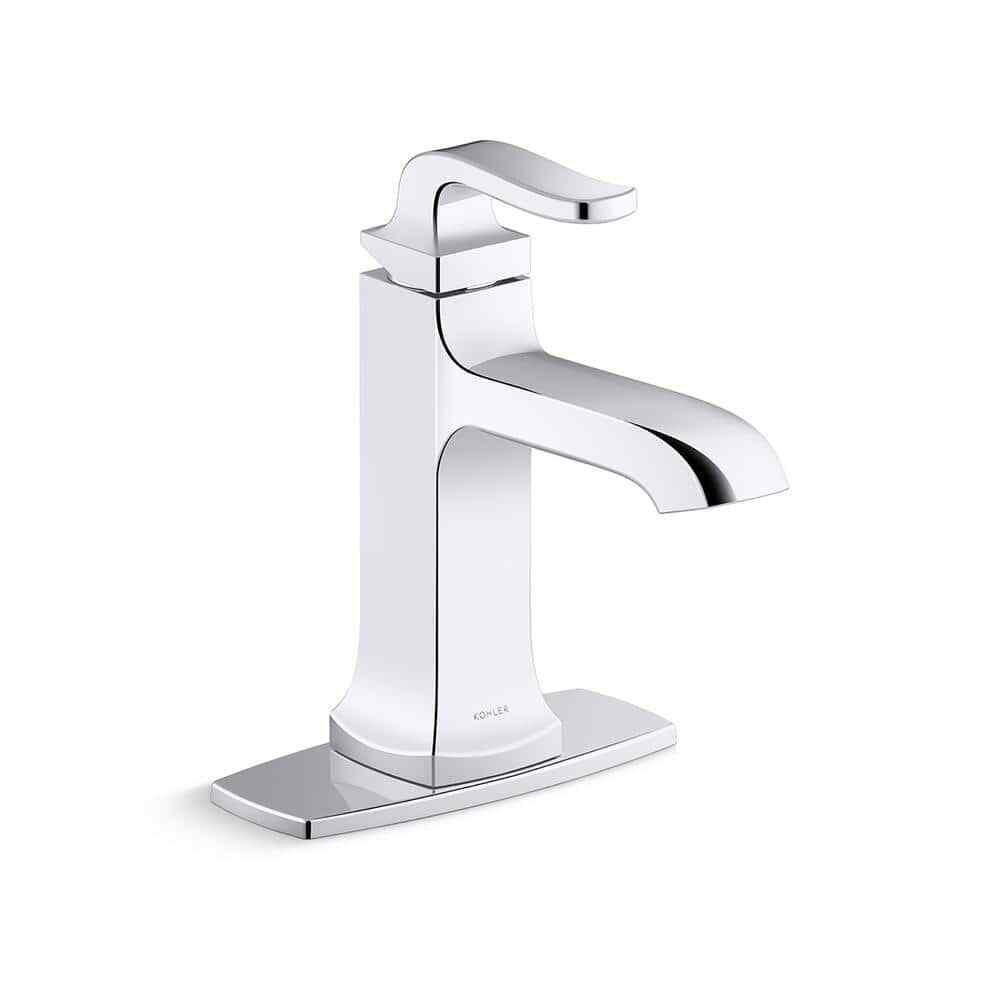 KOHLER Rubicon Single Hole Single Handle Bathroom Faucet in Polished Chrome gallery