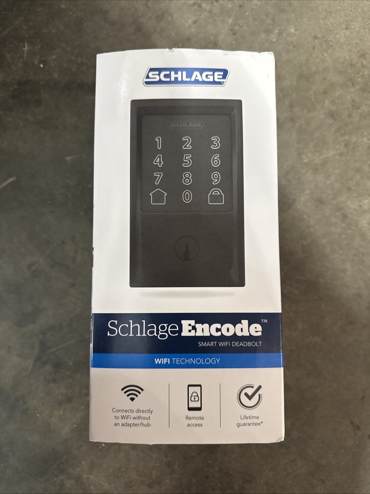 Schlage BE489WB-V-CEN-622 Encode Smart Wifi Deadbolt - Matte Black NEW & SEALED gallery