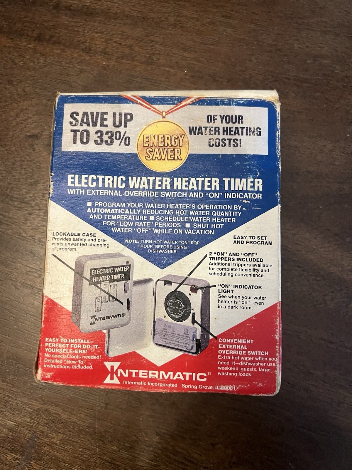 Intermatic WH 21 Electric Water Heater Timer New 250 Volt Bypass gallery
